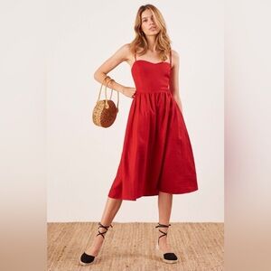 NWOT Reformation Olivia Dress // Size 12